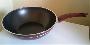 Wok, új, alumínium, teflonbevonatú, 29, 5cm átmérő, 8, 5cm mély, 19cm nyél, bord